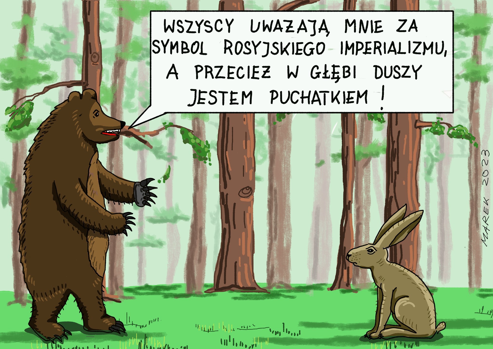 Nauczyciel z mieczem satyry