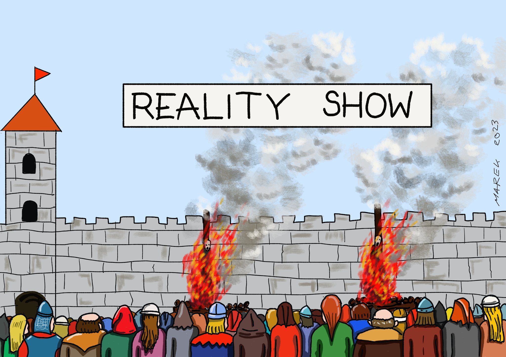 Nauczyciel z mieczem satyry