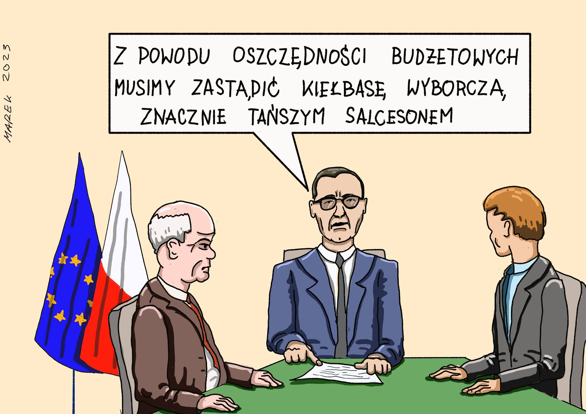 Nauczyciel z mieczem satyry