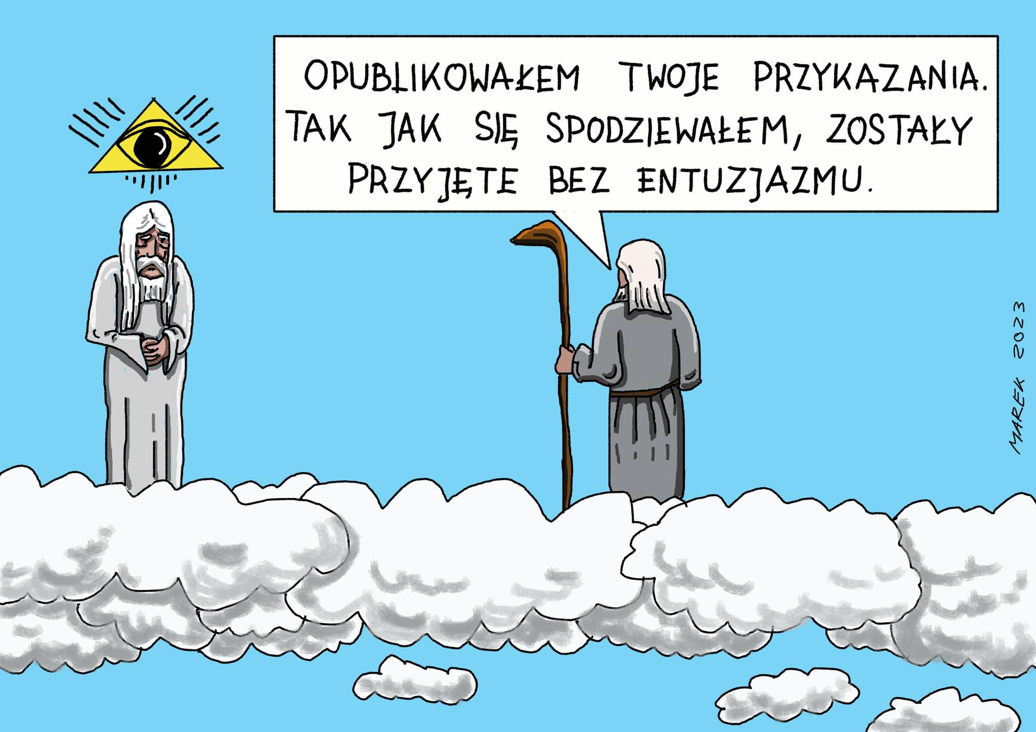 Nauczyciel z mieczem satyry