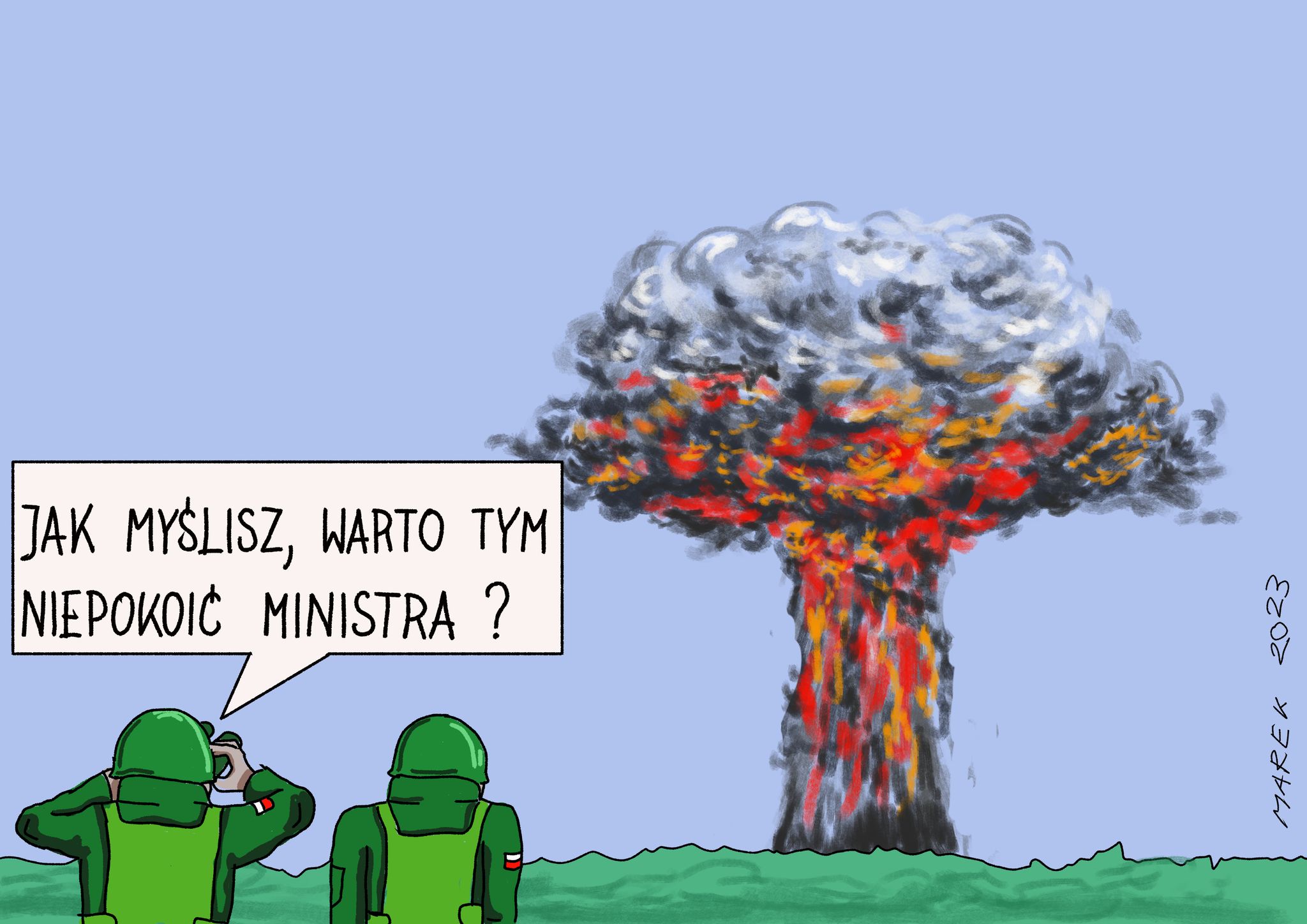 Nauczyciel z mieczem satyry