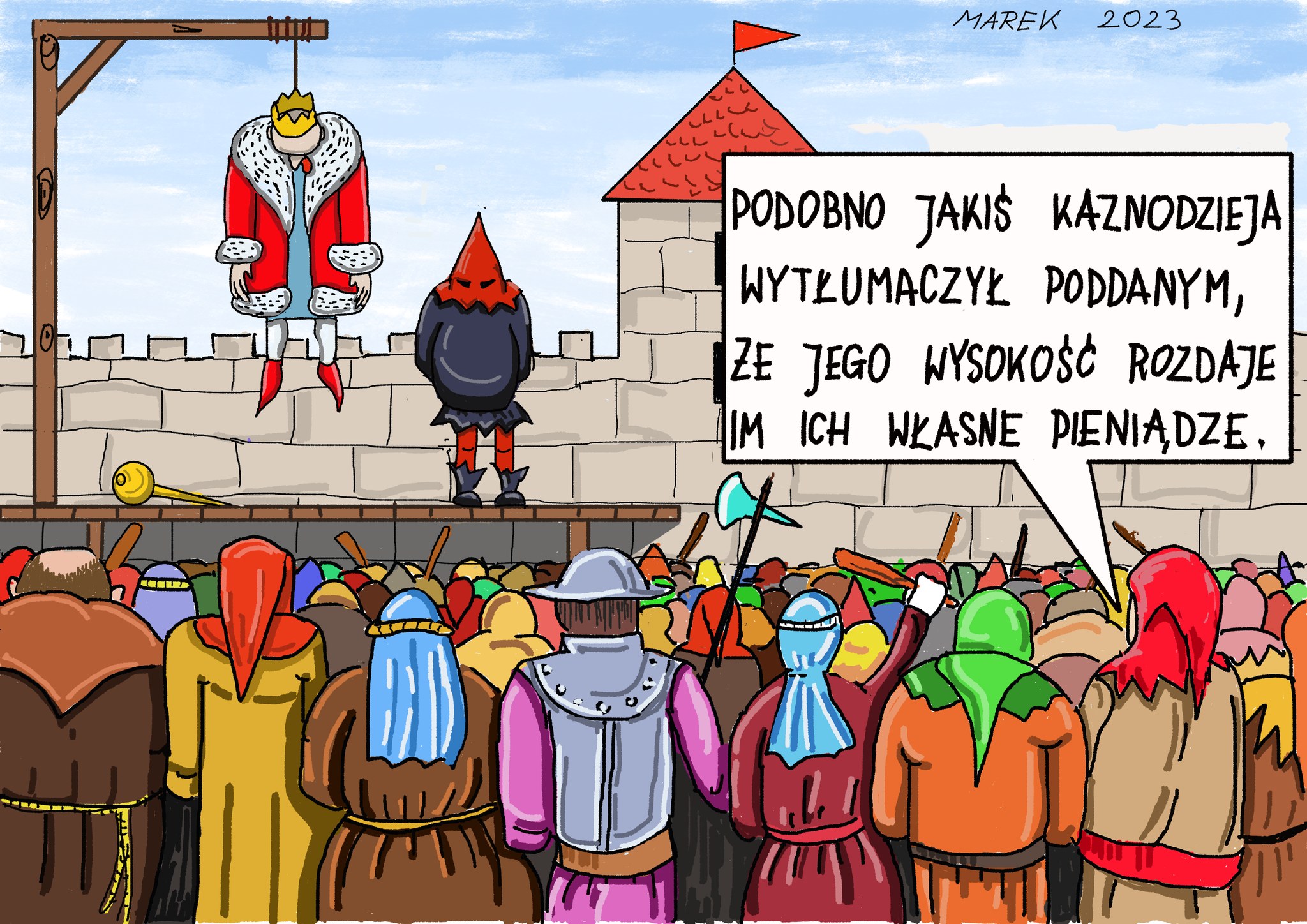 Nauczyciel z mieczem satyry