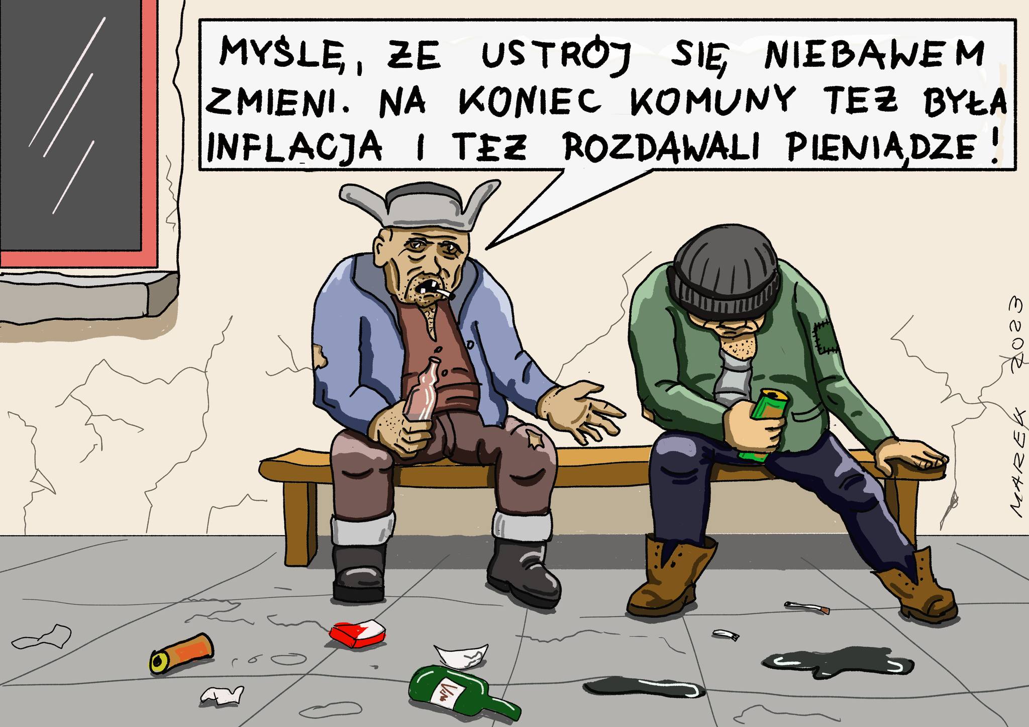 Nauczyciel z mieczem satyry