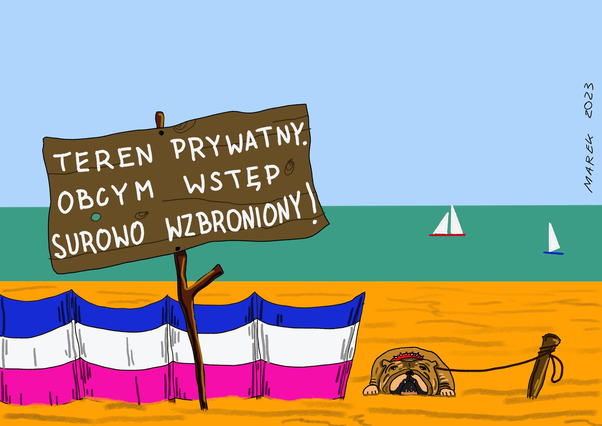 Nauczyciel z mieczem satyry