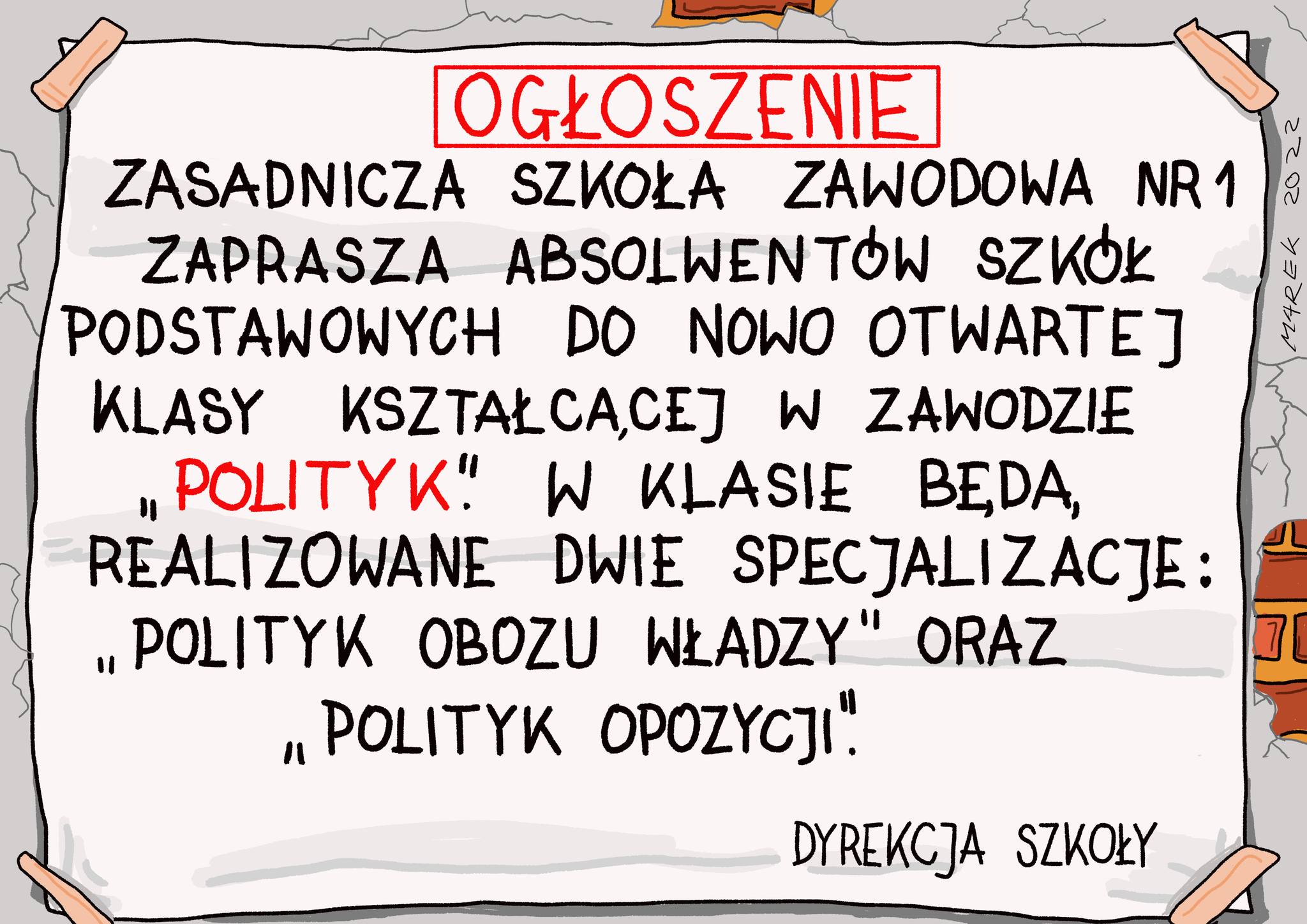 Nauczyciel z mieczem satyry