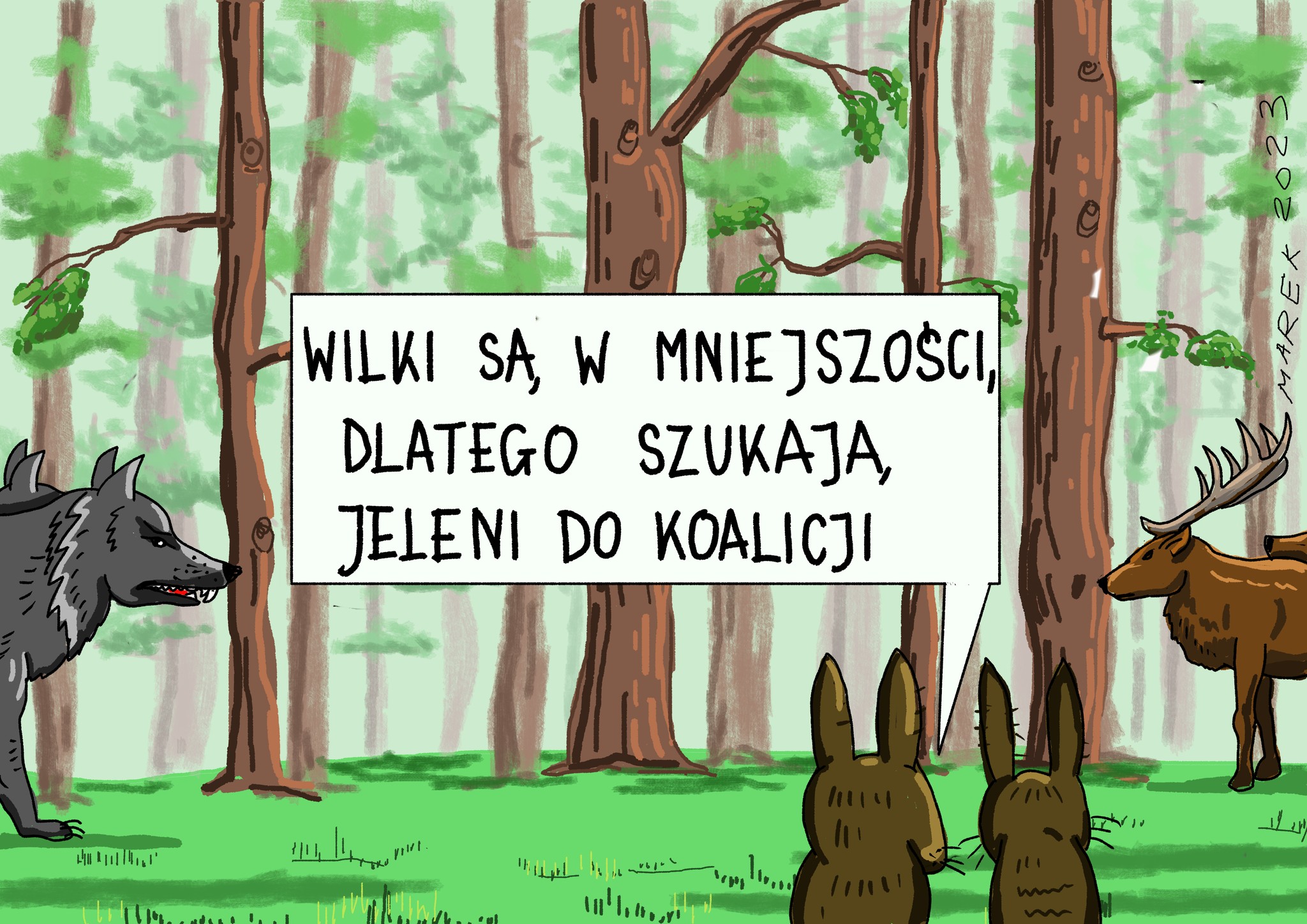 Nauczyciel z mieczem satyry