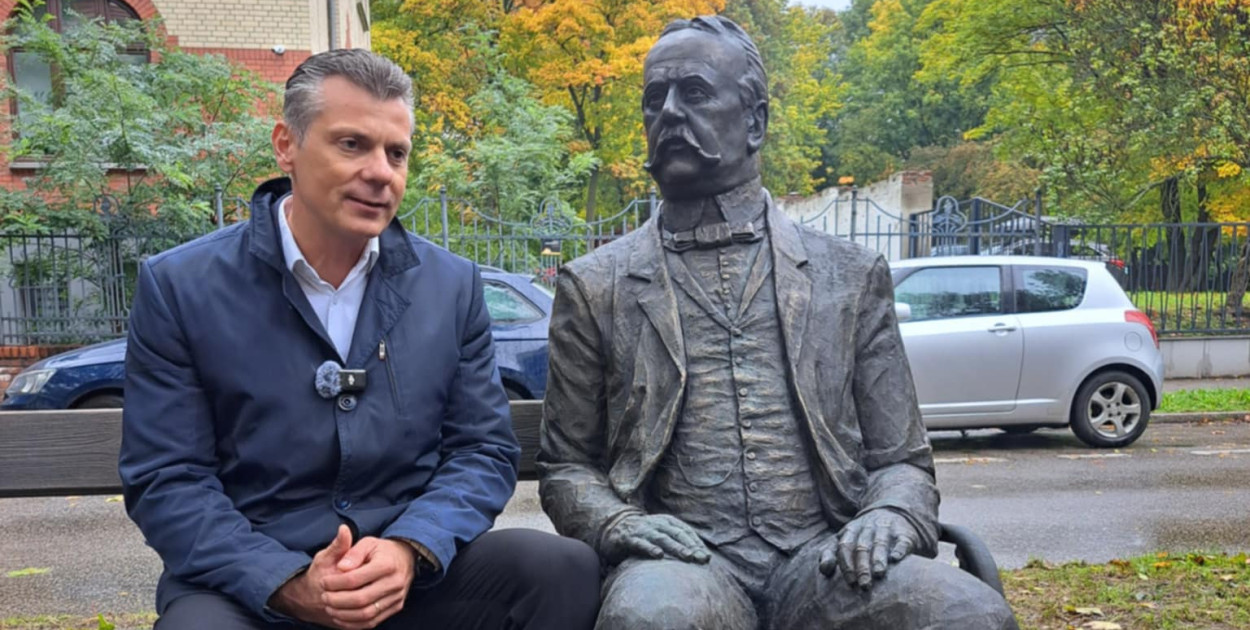 Odsłonięcie ławeczki nadburmistrza Brüninga