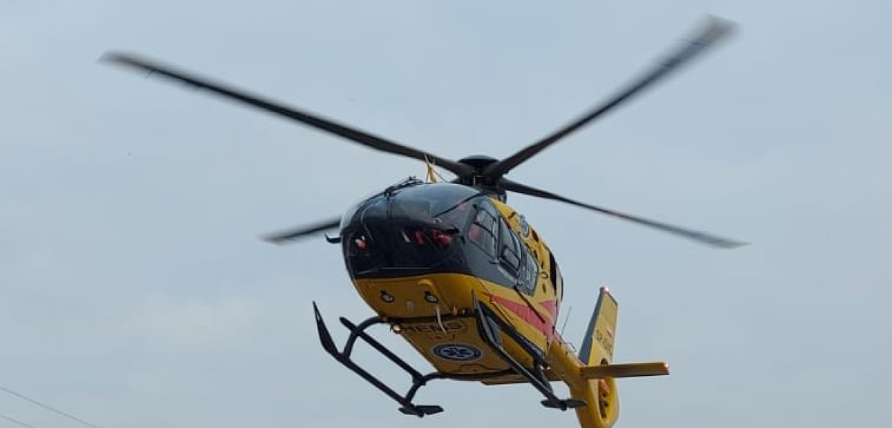 Wypadek na Stroszku. Na miejscu lądował śmigłowiec LPR