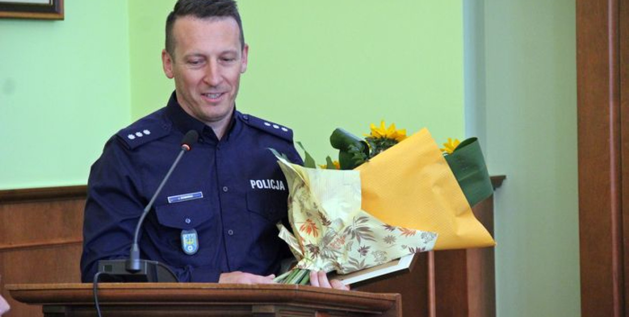 Komisarz  Jarosław Dembiński zadziałał jak należy