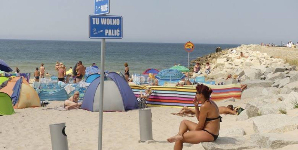 Plaża już nie jest dostępna dla palaczy