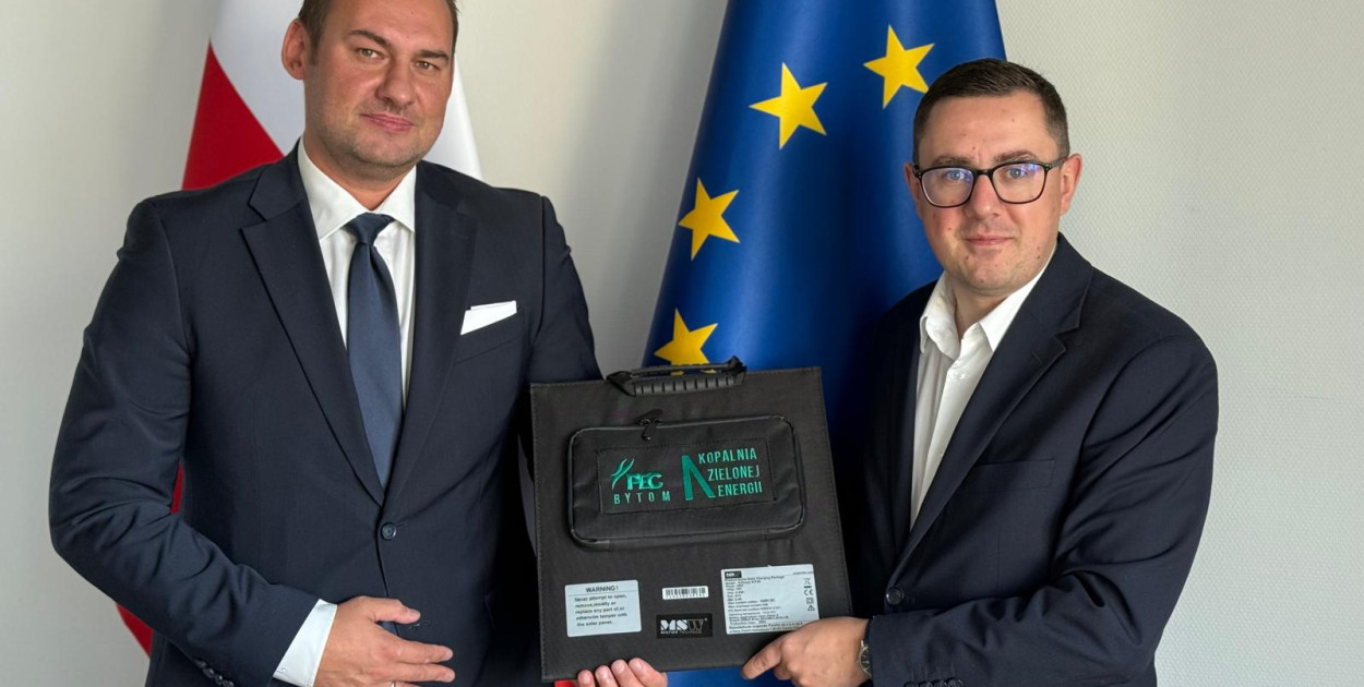 Prezes PEC, Sławomir Kamiński prezentował projekt w Ministerstwie Klimatu i Środowiska