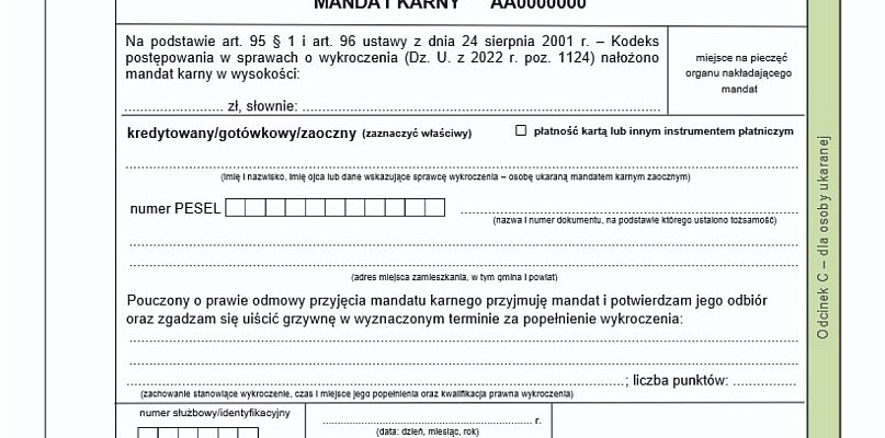 Kartka za wycieraczką to nie mandat - 28965
