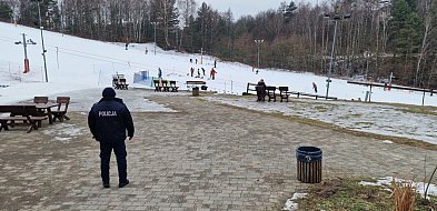 Mundurowi na bytomskim stoku