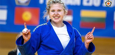 Magdalena Glubiak na najwyższym stopniu podium