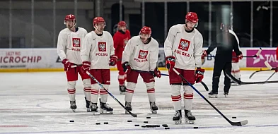 Hokejowa reprezentacja trenuje na naszym lodowisku