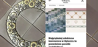 Bytom w Vogue’u? Tak! Można przeczytać o okładzinach ceramicznych