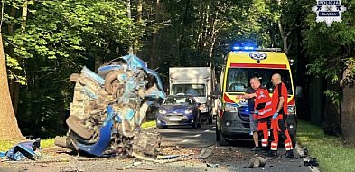 Niebezpieczne zdarzenie drogowe na bytomskim fragmencie DK94