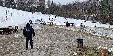 Mundurowi na bytomskim stoku