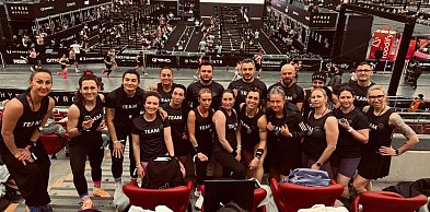 Biegali, wiosłowali i przeciągali na Stadionie Narodowym