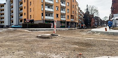 Na ulicy Cyryla i Metodego praca wre