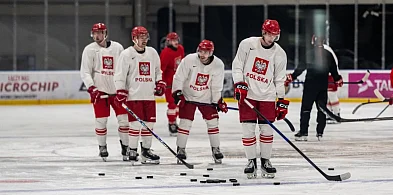 Hokejowa reprezentacja trenuje na naszym lodowisku