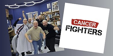 Wsparcie Cancer Fighters w Bytomiu. Chętni ogolili głowy