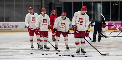 Hokejowa reprezentacja trenuje na naszym lodowisku