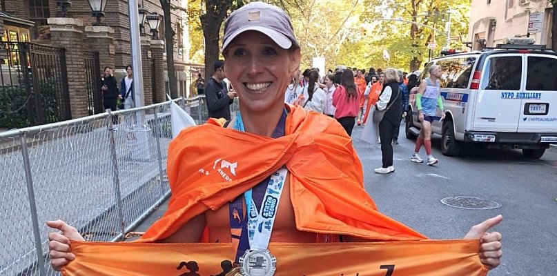 Beata Adamczyk-Nowak szczęśliwa po starcie w nowojorskim maratonie - 30863