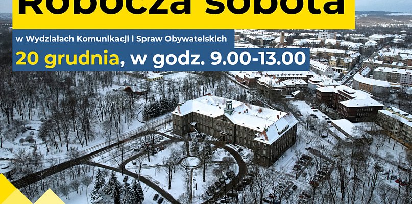 W tę sobotę możesz przyjść do urzędu - 31824