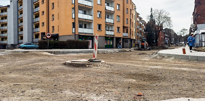 Na ulicy Cyryla i Metodego praca wre