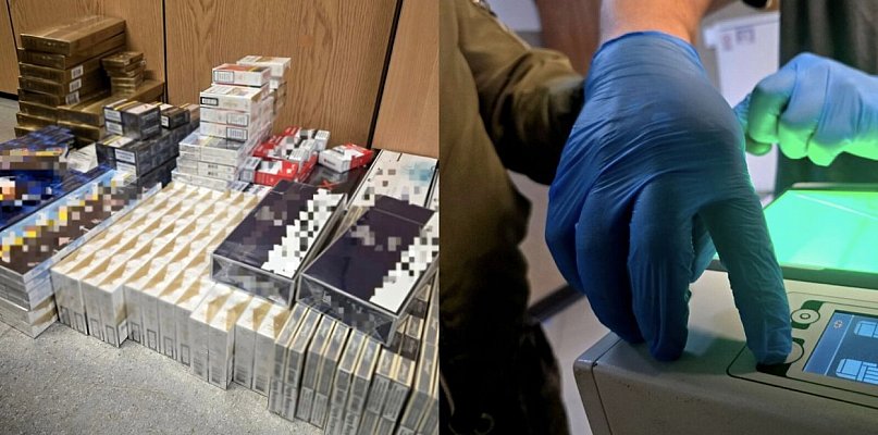 Na targowisku zatrzymano 54-latka. Miał sporo towaru bez banderoli