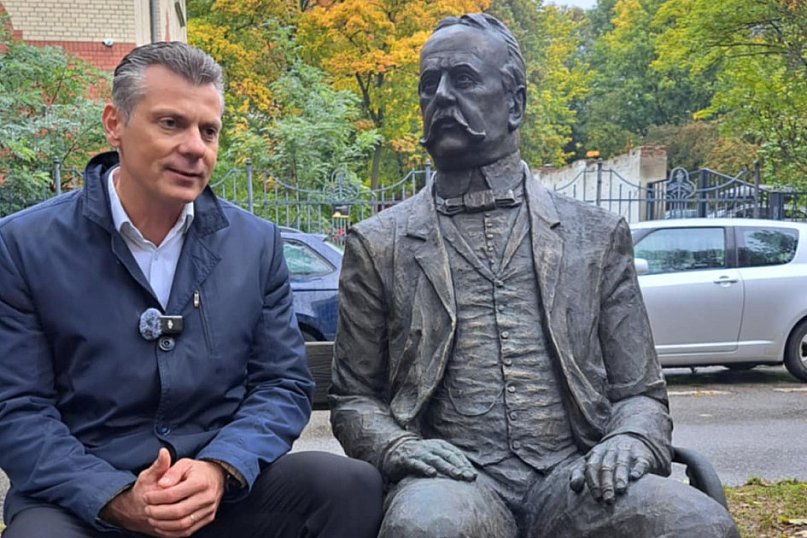 Odsłonięcie ławeczki nadburmistrza Brüninga