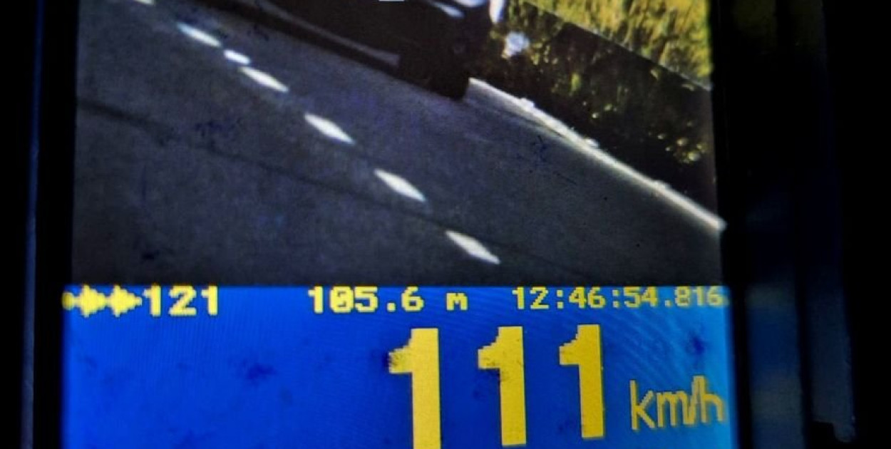 Pirat drogowy w Bytomiu jechał 111 km/h