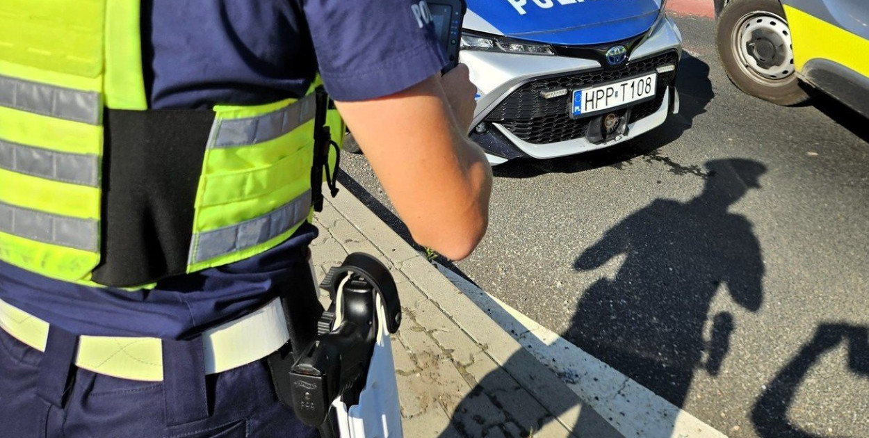 Policjanci wlepili dwa mandaty