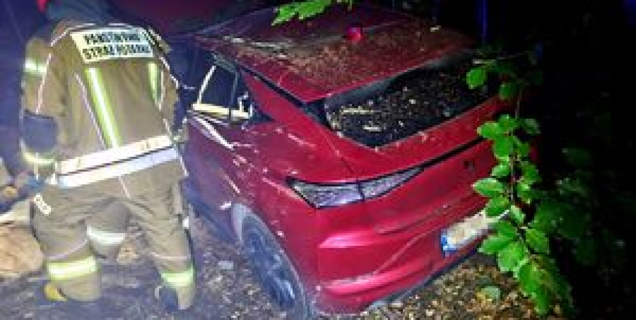 Wypadek wyglądał bardzo groźnie