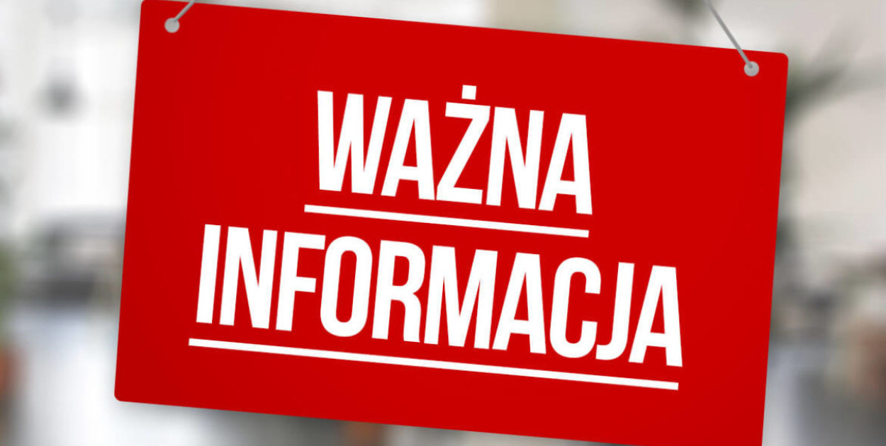 Ważna informacja