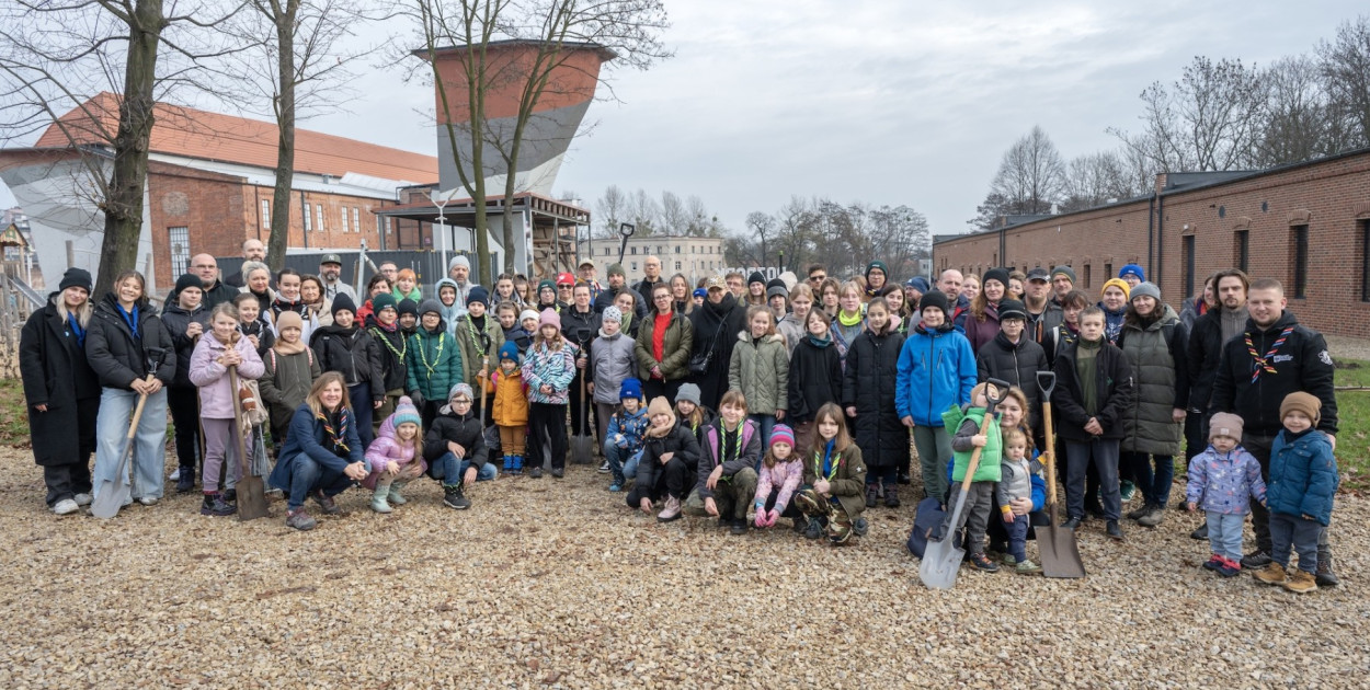 Posadzono sto drzew na setną rocznicę działalności hufca
