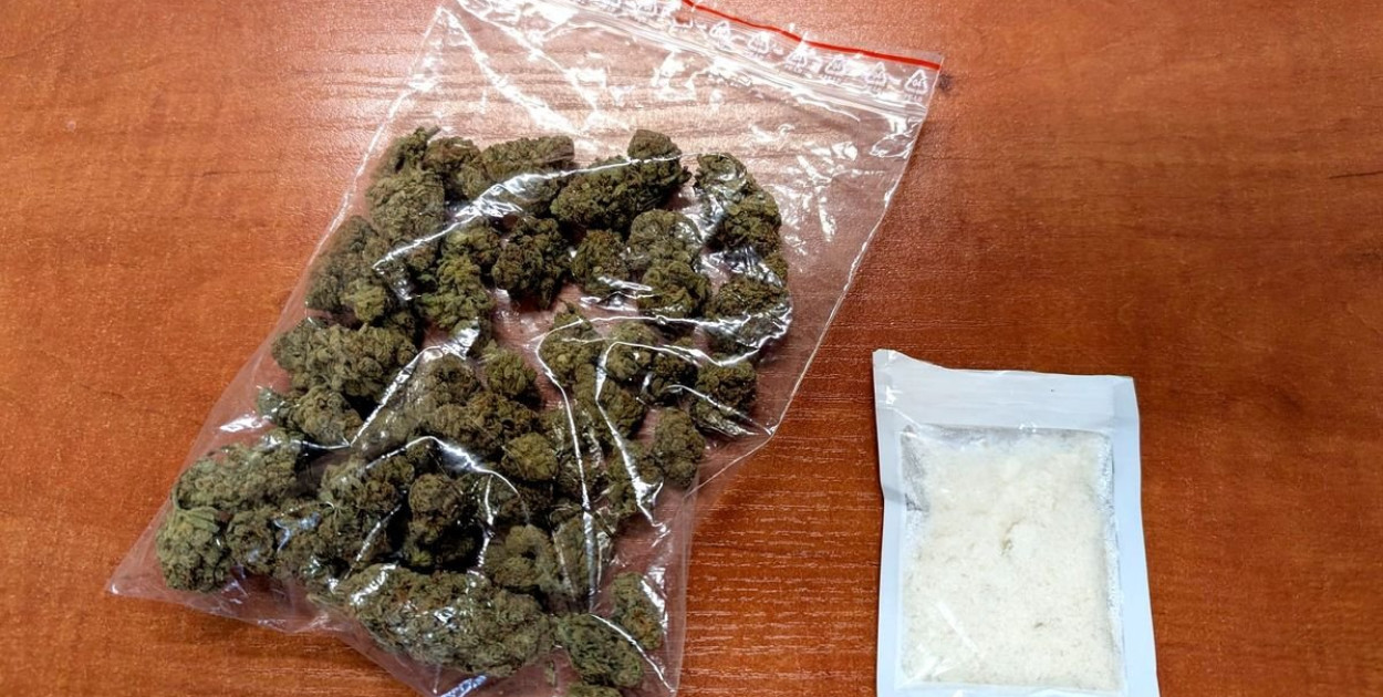 Substancje zakazane znalezione u poszukiwanego