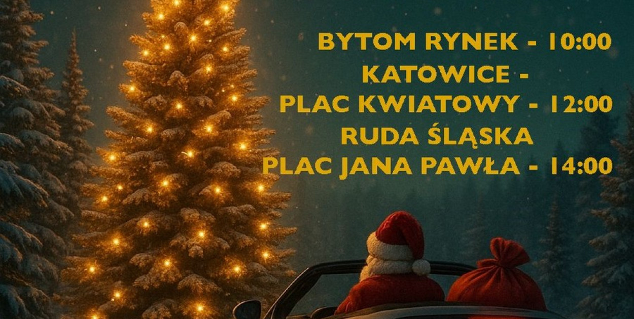 Św. Mikołaj do Bytomia przyjedzie superfurą