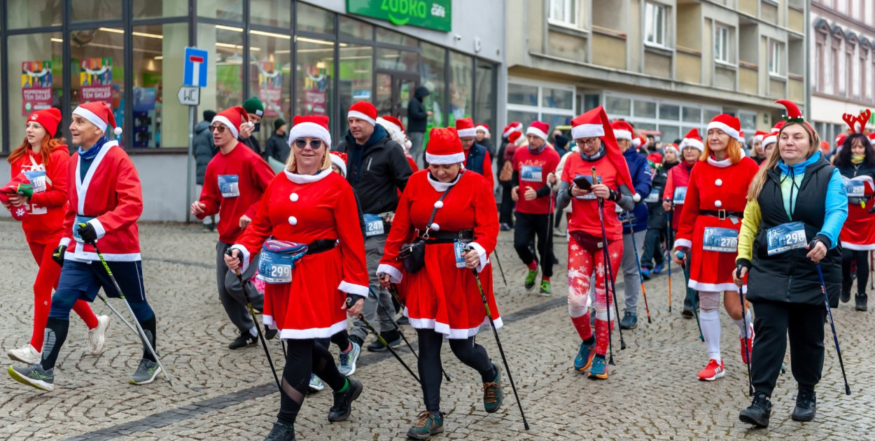 Bieg Świętych Mikołajów 13 raz odbył się w Bytomiu