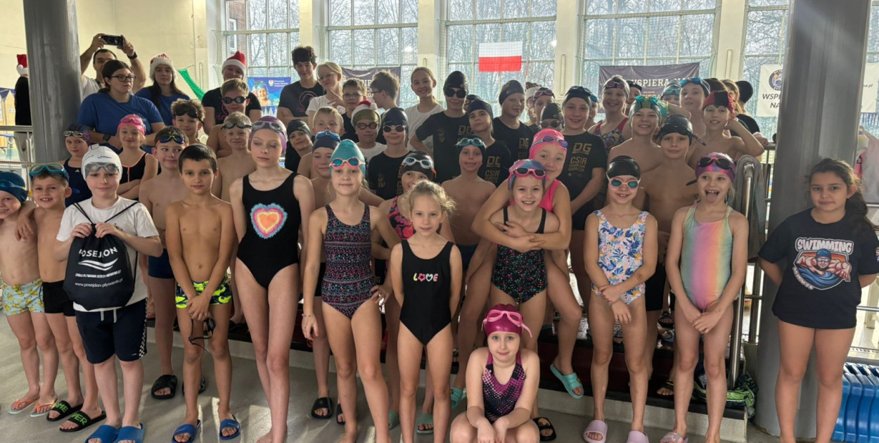 W rywalizacji na basenie zwyciężyli młodzi zawodnicy z Bytomia