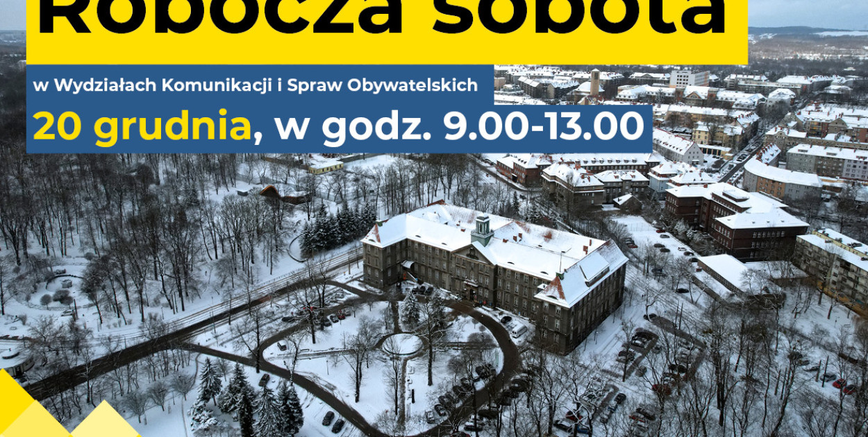 W tę sobotę możesz przyjść do urzędu miasta