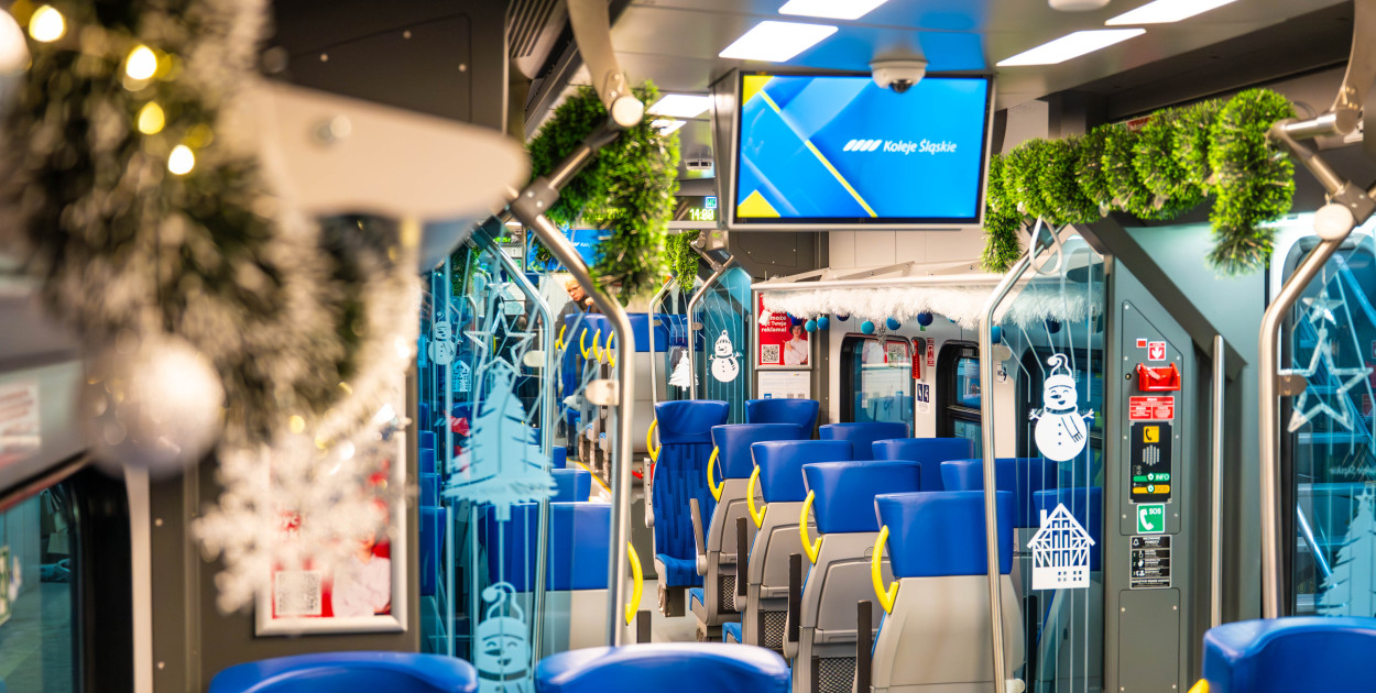 Świąteczny pociąg Kolei Śląskich