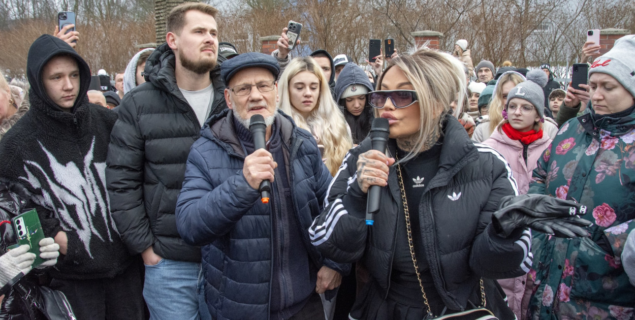 Na dzisiejszym proteście pod schroniskiem pojawiła się Laluna