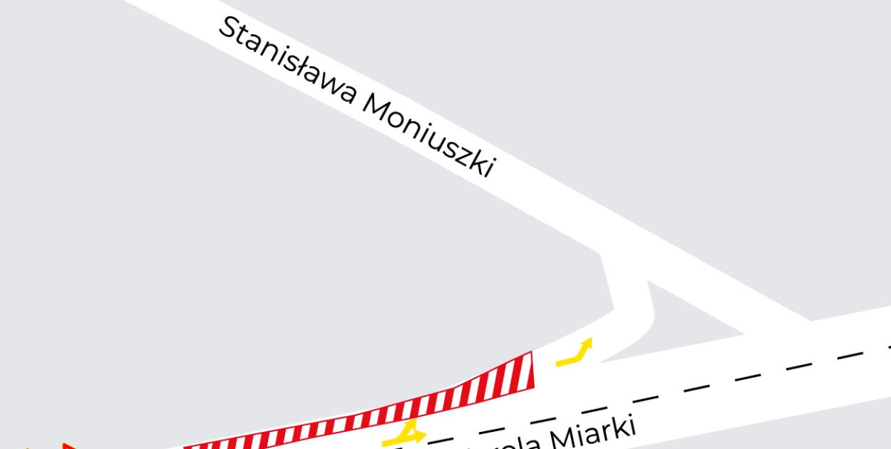 Uwaga kierowcy, zmiany na ul. Miarki