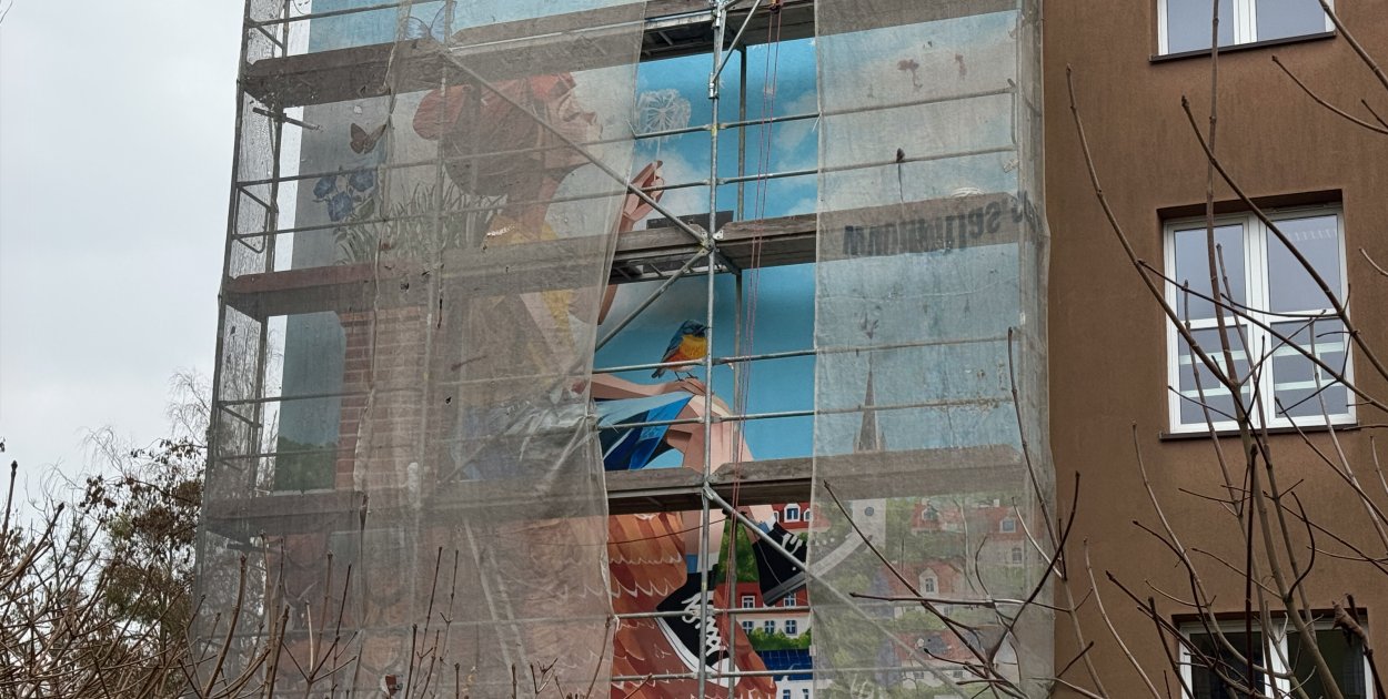 W ramach unijnych projektów w mieście powstają kolejne murale