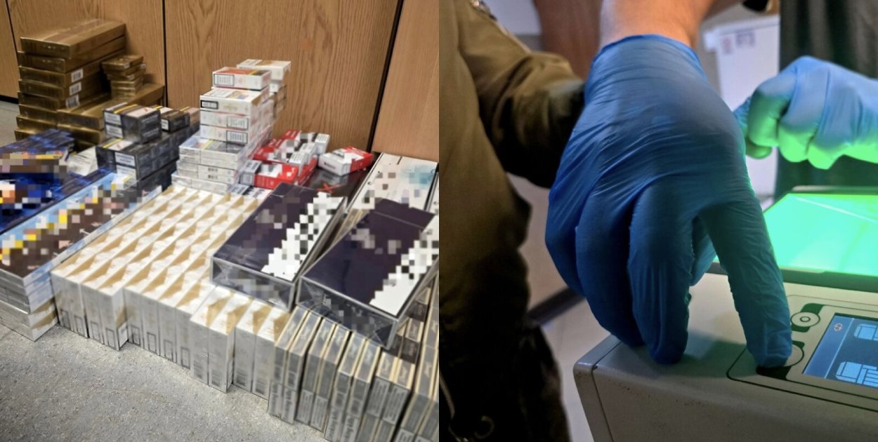 Na targowisku zatrzymano 54-latka. Miał sporo towaru bez banderoli